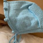 crochet romper set baby gift blue