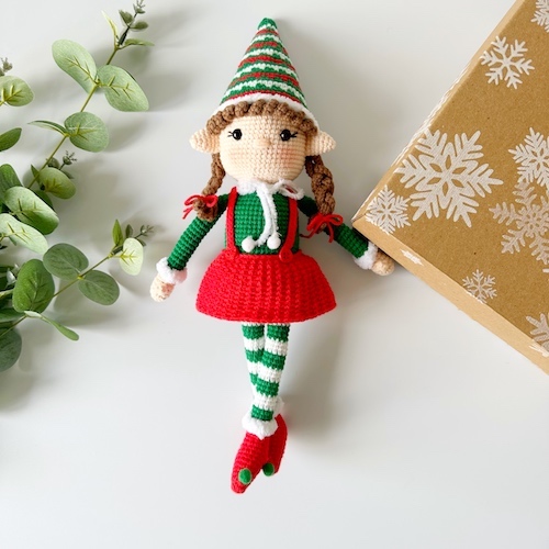 Christmas Elf Merry – The Crochet Dolls