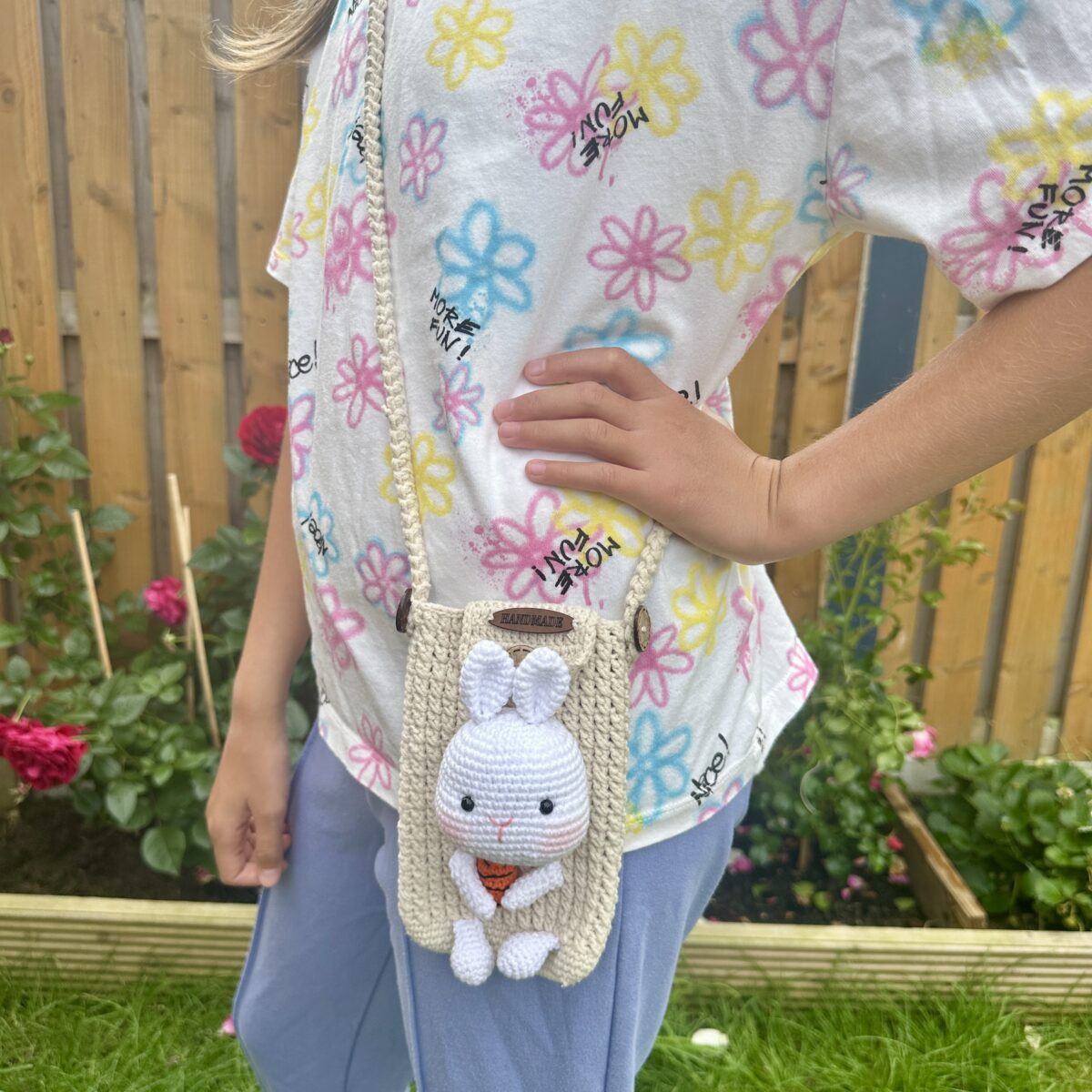 Crochet Bunny Handbag - Image 3